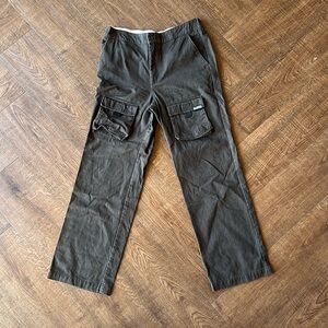 Stussy Cargo Pants Charcoal Gray Sz M